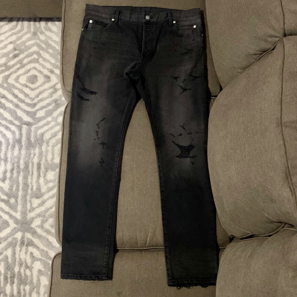 Balmain distressed denim sz 34